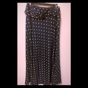 COPY - Robert Louis polka dot long skirt